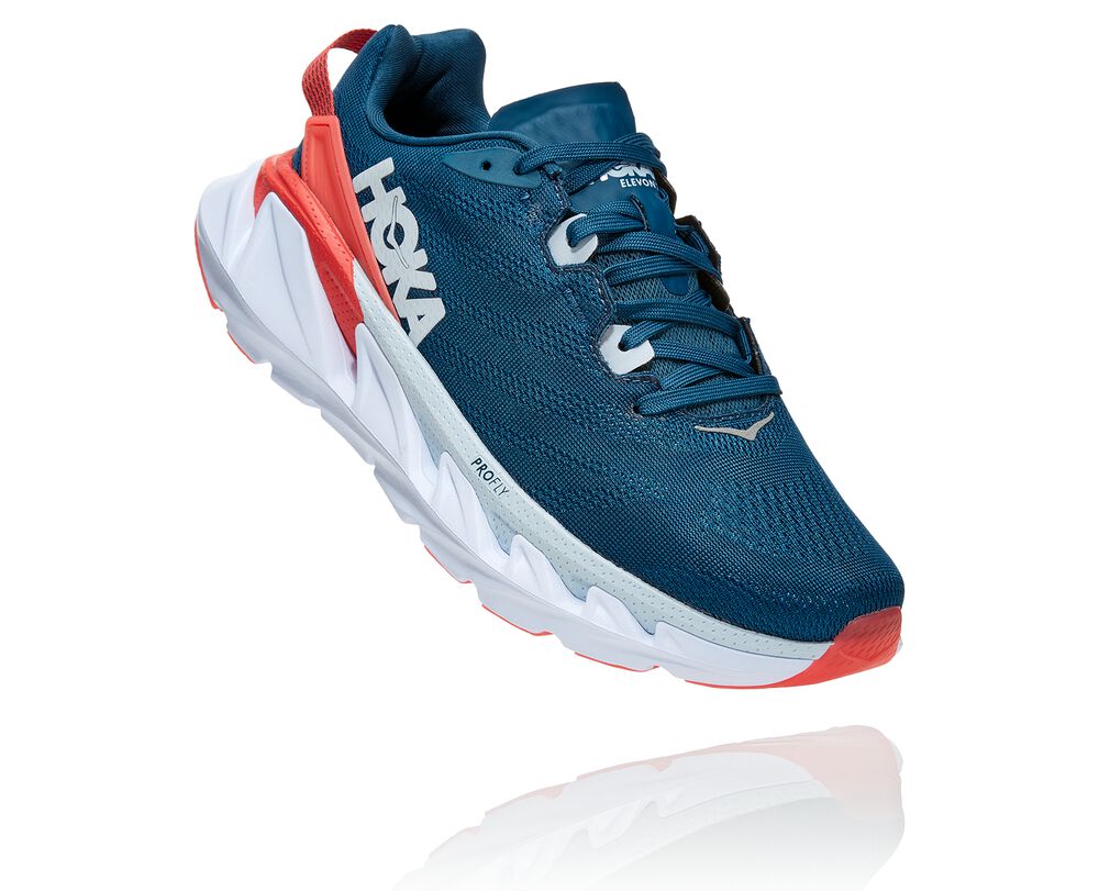Hoka One One Elevon 2 Löparskor Dam Blå/Korall - SE-4750829
